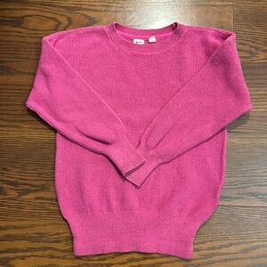 Pink GAP shimmer sweater